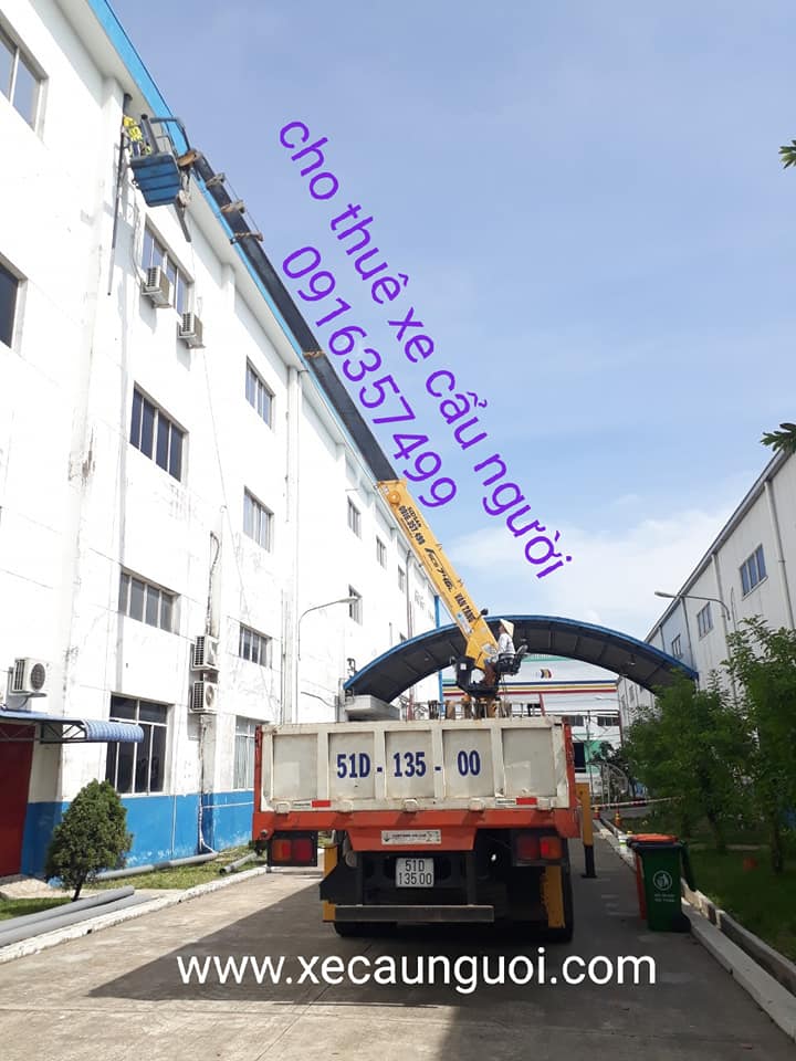 Cho thuê xe cẩu người 0916357499( Văn Tăng )