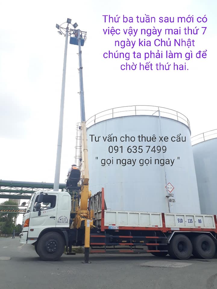 Cho thuê xe cẩu người 0916357499( Văn Tăng )