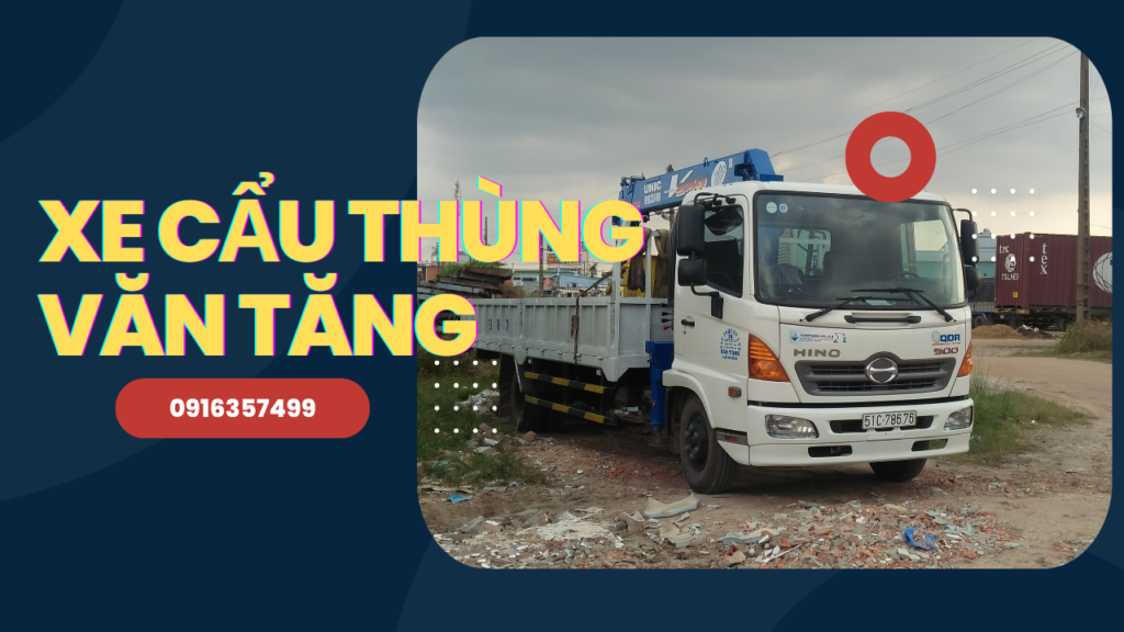 Cho thuê xe cẩu thùng KCN Sóng Thần Bình Dương